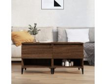 vidaXL Side Tables 2 pcs Brown Oak 50x46x50 cm Engineered Wood