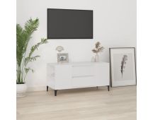 vidaXL TV Cabinet White 102x44.5x50 cm Engineered Wood