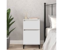 vidaXL Bedside Cabinet White 40x35x70 cm