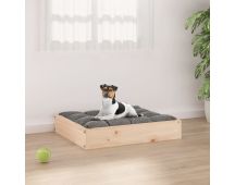 vidaXL Dog Bed 51.5x44x9 cm Solid Wood Pine