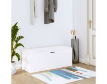 vidaXL Wall Shoe Cabinet White 100x35x38 cm Engineered Wood