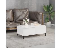 vidaXL Coffee Table High Gloss White 90x50x36.5 cm Engineered Wood