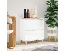 vidaXL Sideboard High Gloss White 60x35x70 cm Engineered Wood