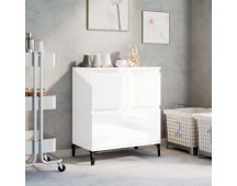 vidaXL Sideboard High Gloss White 60x35x70 cm Engineered Wood