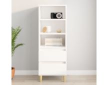 vidaXL Highboard White 40x36x110 cm Engineered Wood