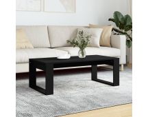 vidaXL Coffee Table Black 102x50x35 cm Engineered Wood