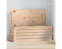 vidaXL Storage Box 89x36.5x33 cm Solid Wood Pine