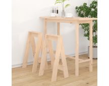 vidaXL Stools 2 pcs 40x40x75 cm Solid Wood Pine