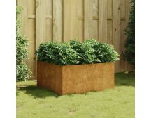 vidaXL Planter 80x80x40 cm Corten Steel