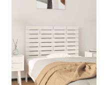 vidaXL Wall Headboard White 96x3x63 cm Solid Wood Pine