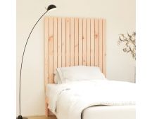 vidaXL Wall Headboard 95.5x3x110 cm Solid Wood Pine