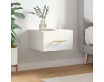 vidaXL Wall-mounted Bedside Cabinet White 35x35x20 cm