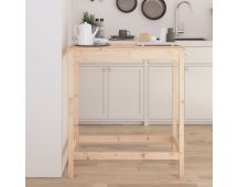 vidaXL Bar Table 100x50x110 cm Solid Wood Pine