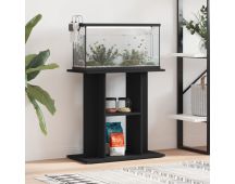 vidaXL Aquarium Stand Black 60x30x60 cm Engineered Wood