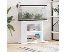 vidaXL Aquarium Stand White 80x35x60 cm Engineered Wood