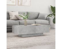 vidaXL Coffee Table Concrete Grey 100x49.5x31 cm Engineered Wood