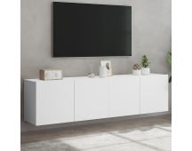 vidaXL TV Cabinets Wall-mounted 2 pcs White 80x30x41 cm