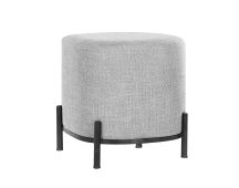 Artiss Ottoman Foot Stool Square Linen Grey