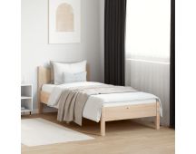 vidaXL Bed Frame 90x190 cm Solid Wood Pine