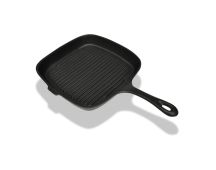 vidaXL Cast Iron Grill Pan 24x23 cm