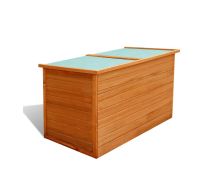 vidaXL Garden Storage Box 126x72x72 cm Wood