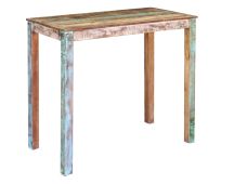 vidaXL Bar Table Solid Reclaimed Wood 115x60x107 cm