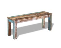 vidaXL Bench Solid Reclaimed Wood 110x35x45 cm