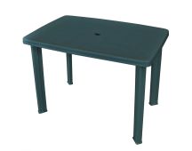 vidaXL Garden Table Green 101x68x72 cm Plastic