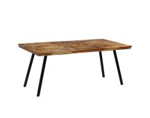 vidaXL Dining Table Reclaimed Teak and Steel 180x90x76 cm