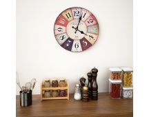 vidaXL Vintage Wall Clock Colourful 30 cm