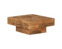 vidaXL Coffee Table Solid Reclaimed Wood 70x70x30 cm