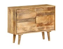 vidaXL Sideboard Solid Mango Wood 90x30x69 cm