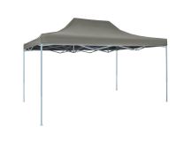 vidaXL Foldable Tent Pop-Up 3x4.5 m Anthracite