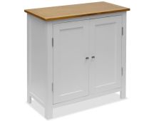 vidaXL Cupboard 70x35x75 cm Solid Oak Wood