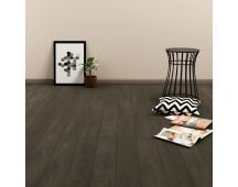 vidaXL Click Floor 3.51 m� 4 mm PVC Dark Brown