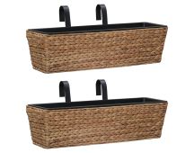 vidaXL Garden Planters 2 pcs Water Hyacinth