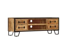 vidaXL TV Cabinet with Drawers 120x30x40 cm Solid Mango Wood