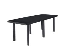 vidaXL Garden Table Anthracite 216x90x72 cm Plastic