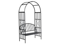 vidaXL Garden Rose Arch with Bench