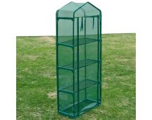 vidaXL Greenhouse with 4 Shelves