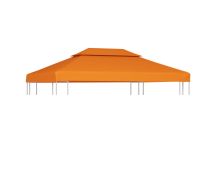 Water-proof Gazebo Cover Canopy 310 g/m� Orange 3 x 4 m