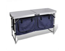 Foldable Camping Cupboard with Aluminium Frame