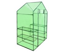 Walk-in Greenhouse with 4 Shelves