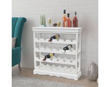 vidaXL Wine Cabinet "Abreu" White