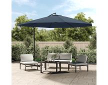 vidaXL Cantilever Umbrella 3.5 m Blue