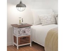 vidaXL Bedside Cabinets 2 pcs Wood