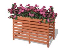 vidaXL Planter 100x50x71 cm Wood