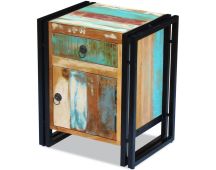 vidaXL Bedside Cabinet Solid Reclaimed Wood