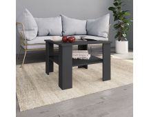 vidaXL Coffee Table Grey 60x60x42 cm Engineered Wood
