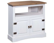 vidaXL Console Table Mexican Pine Corona Range White 80x43x78 cm